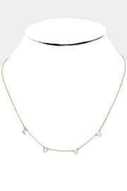 LOVE Message Necklace - 2 colors - All Sales Final