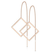 Geometric Threader Earrings - All Sales Final
