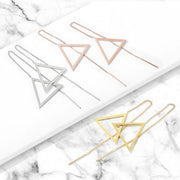 Geometric Threader Earrings - All Sales Final
