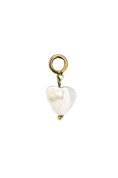Charm - White Heart