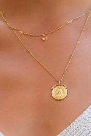 Double Layer Pendant Necklace