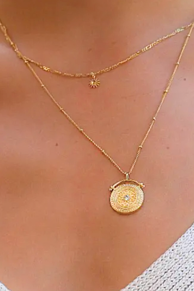 Double Layer Pendant Necklace
