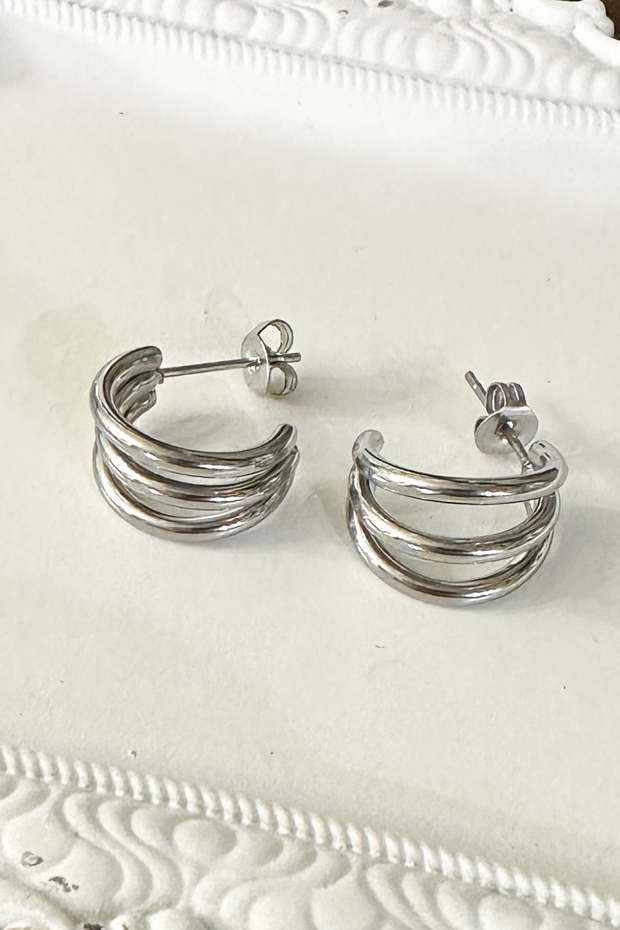 Triple Hoop Earrings