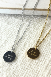 Choose Happy Necklace