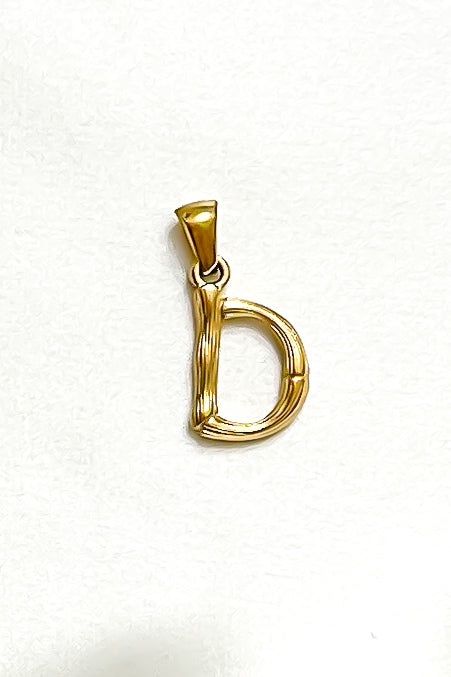Charm - Textured Initial
