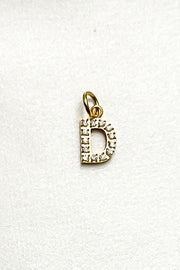 Charm - Mini Initial Sparkle