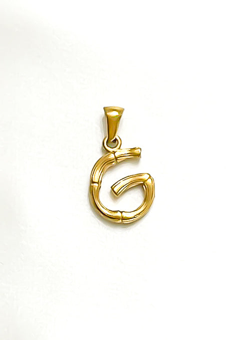 Charm - Textured Initial
