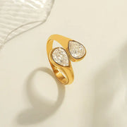 Pear Shaped Wrap Ring