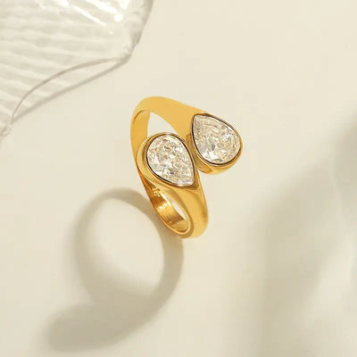 Pear Shaped Wrap Ring
