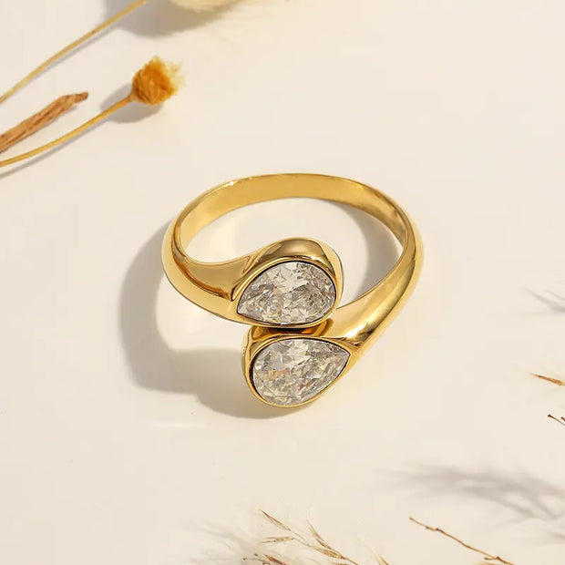 Pear Shaped Wrap Ring