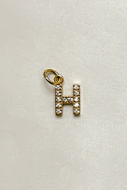 Charm - Mini Initial Sparkle