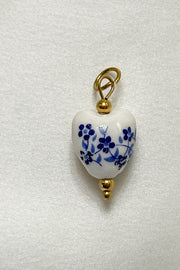 Charm - Vintage Floral Heart