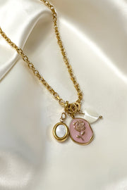Charm - Oval Pearl
