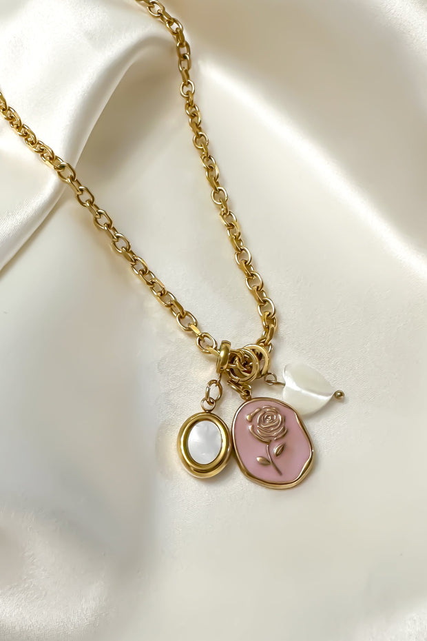 Charm - Oval Pearl