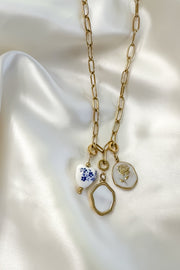 Charm - Vintage Floral Heart