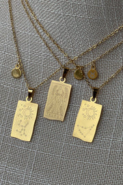 Zodiac Sign Pendant Necklace