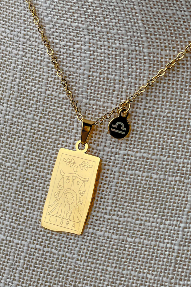 Zodiac Sign Pendant Necklace