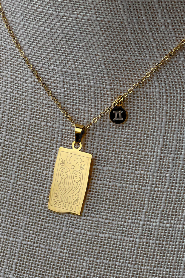 Zodiac Sign Pendant Necklace