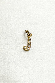 Charm - Mini Initial Sparkle