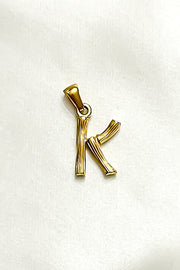 Charm - Textured Initial