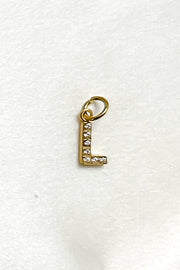 Charm - Mini Initial Sparkle