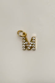 Charm - Mini Initial Sparkle