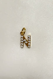 Charm - Mini Initial Sparkle