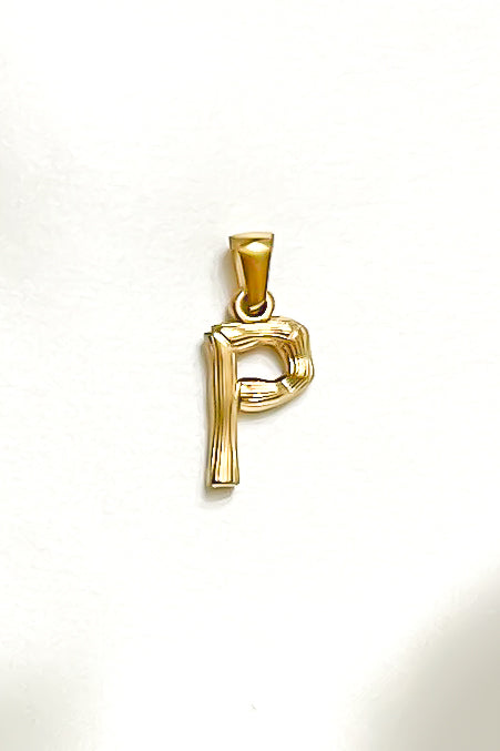 Charm - Textured Initial