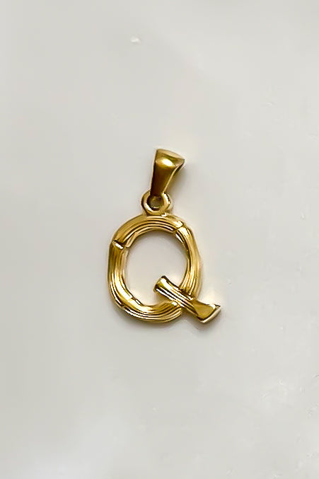 Charm - Textured Initial