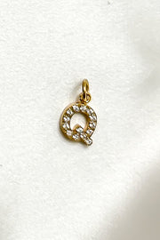 Charm - Mini Initial Sparkle