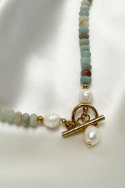 Stone & Pearl Necklace