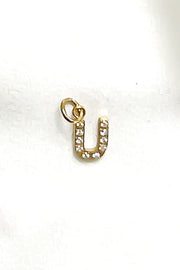Charm - Mini Initial Sparkle