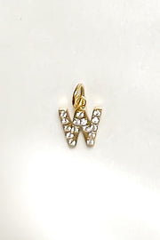 Charm - Mini Initial Sparkle
