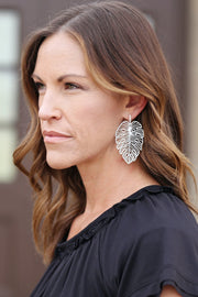 Palm Leaf Earrings