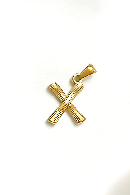 Charm - Textured Initial