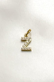 Charm - Mini Initial Sparkle