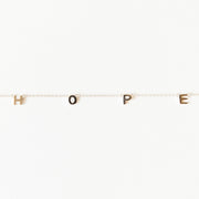 HOPE Message Necklace - 2 colors - All Sales Final