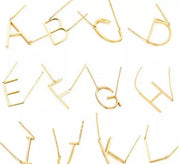 Large Initial Letter Necklace