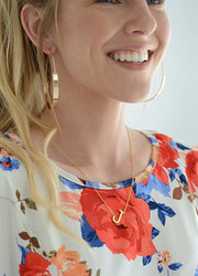 Mini Initial Letter Necklace