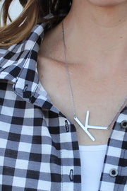 Large Initial Letter Necklace