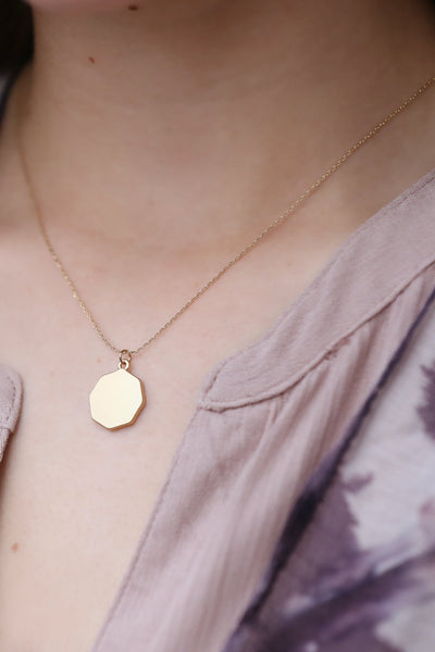 Geometric Simple Charm Necklace - 3 Styles - All Sales Final